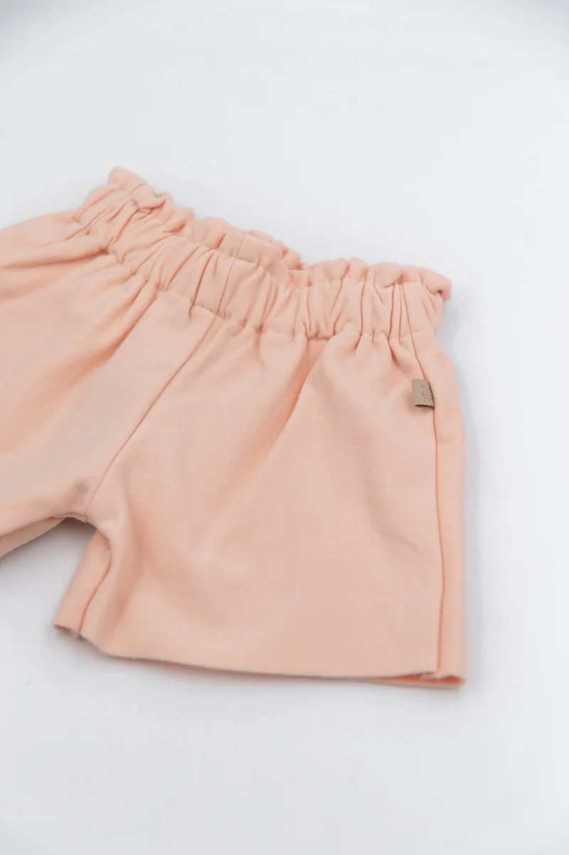 Pantaloncino comfy - Peach - 12/18M