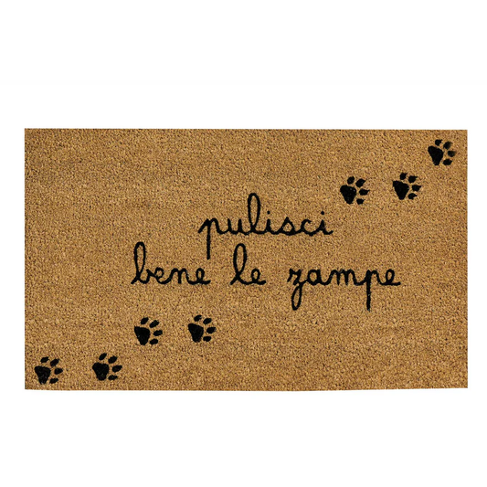 Zerbino "Pulisci bene le zampe”