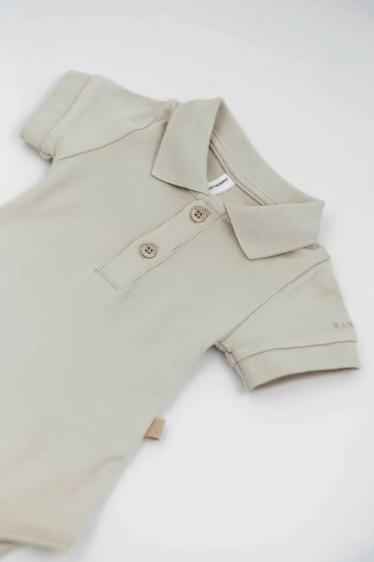 Body Bimbo Polo maniche corte - Sand