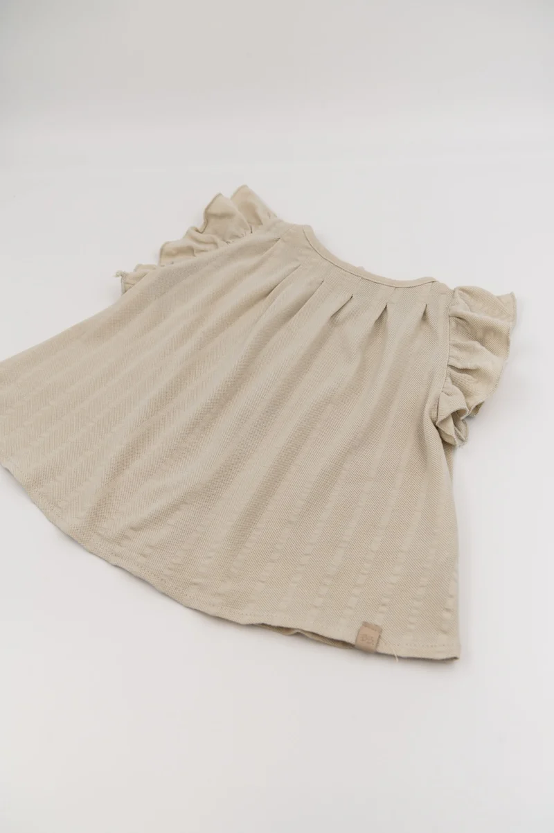 Camicia Blusa - Sand - 3 e 12/18 e 18/24M