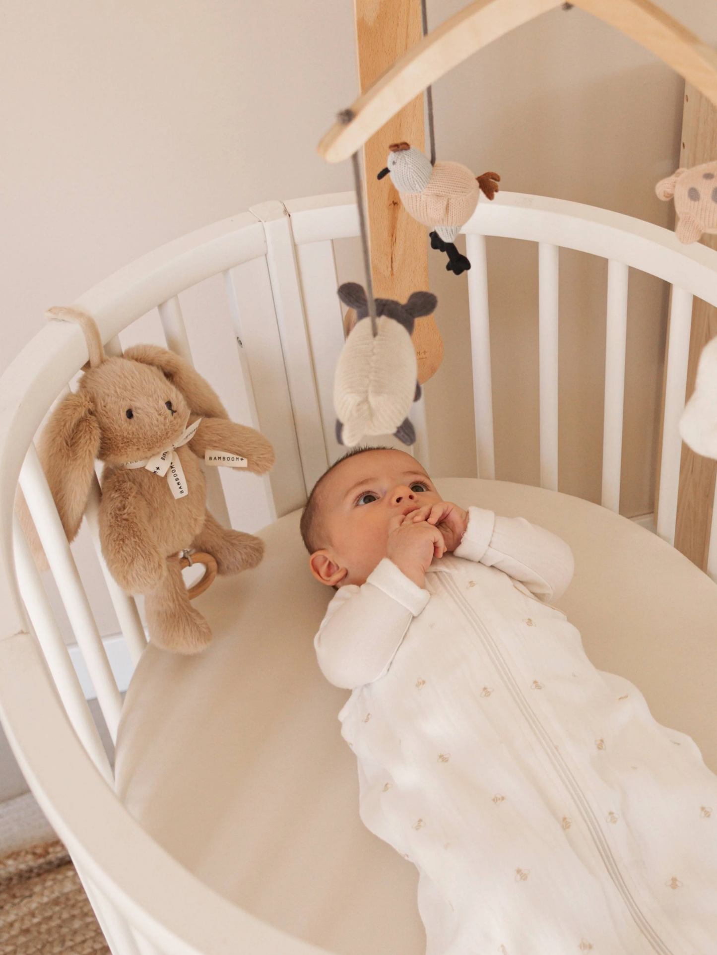 Carillon peluche coniglietto - Sand