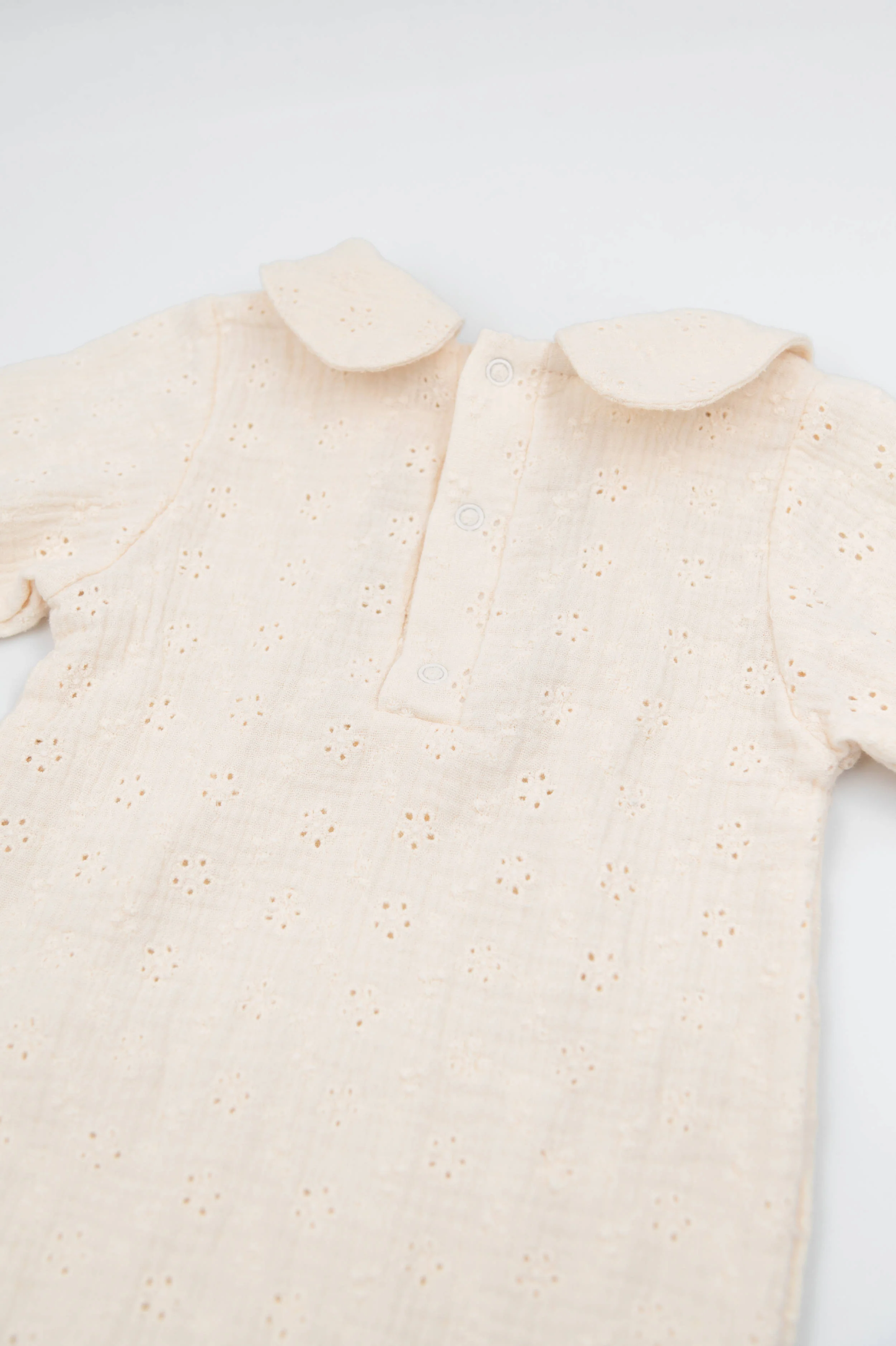 Tutina elegante con colletto - Warm White