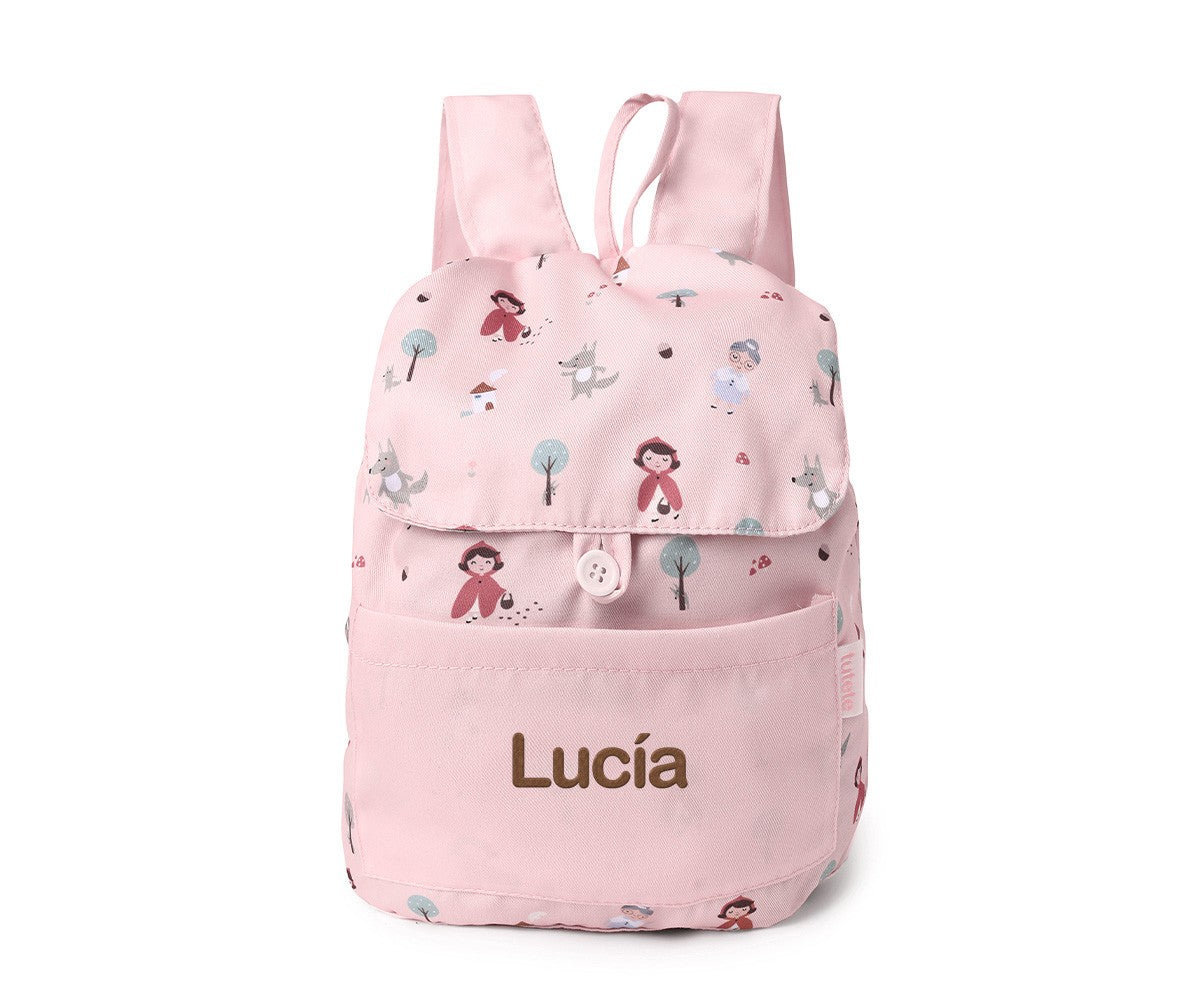 Zaino piccolo Tela Little Red Personalizzabile