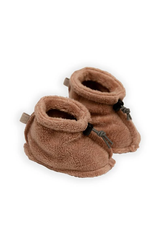 Babbucce con chiusura cordino - Tan Camel