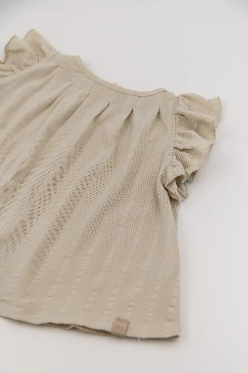 Camicia Blusa - Sand - 3 e 12/18 e 18/24M