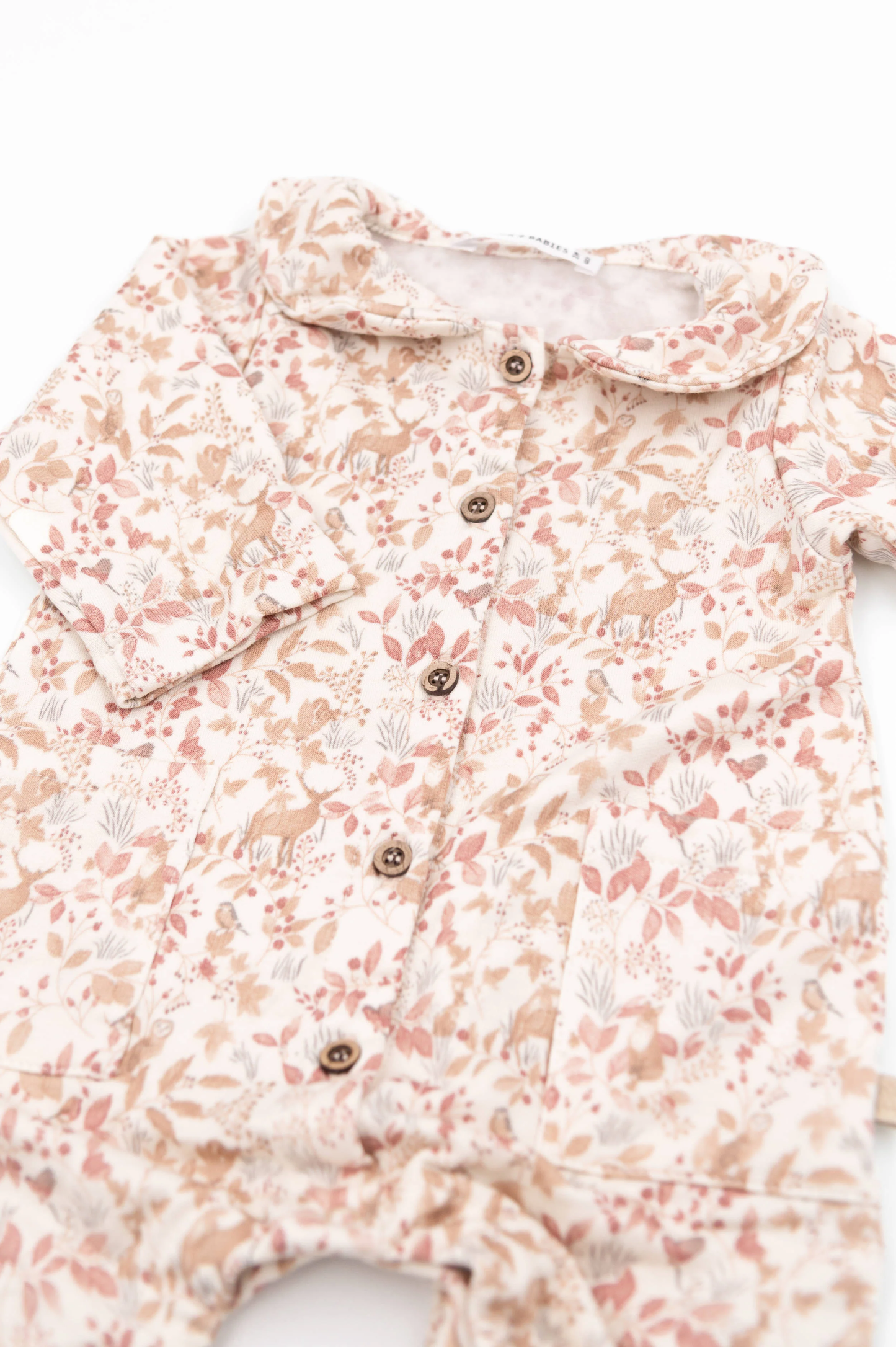 Tutina Lineare con tasche - Print Autumn Forest