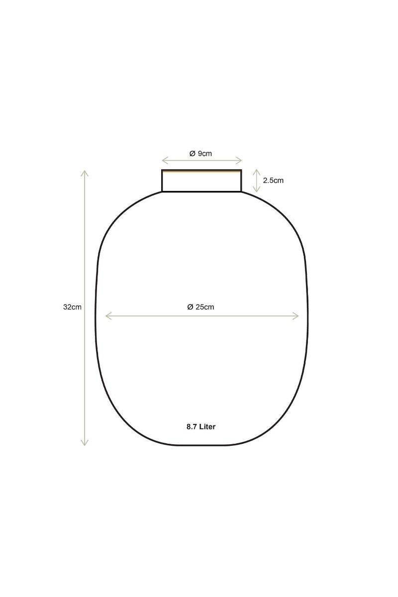 Vaso metal Dark Red