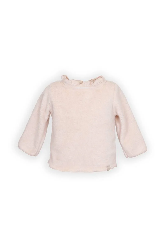 Shirt con colletto volant - Pale Pink