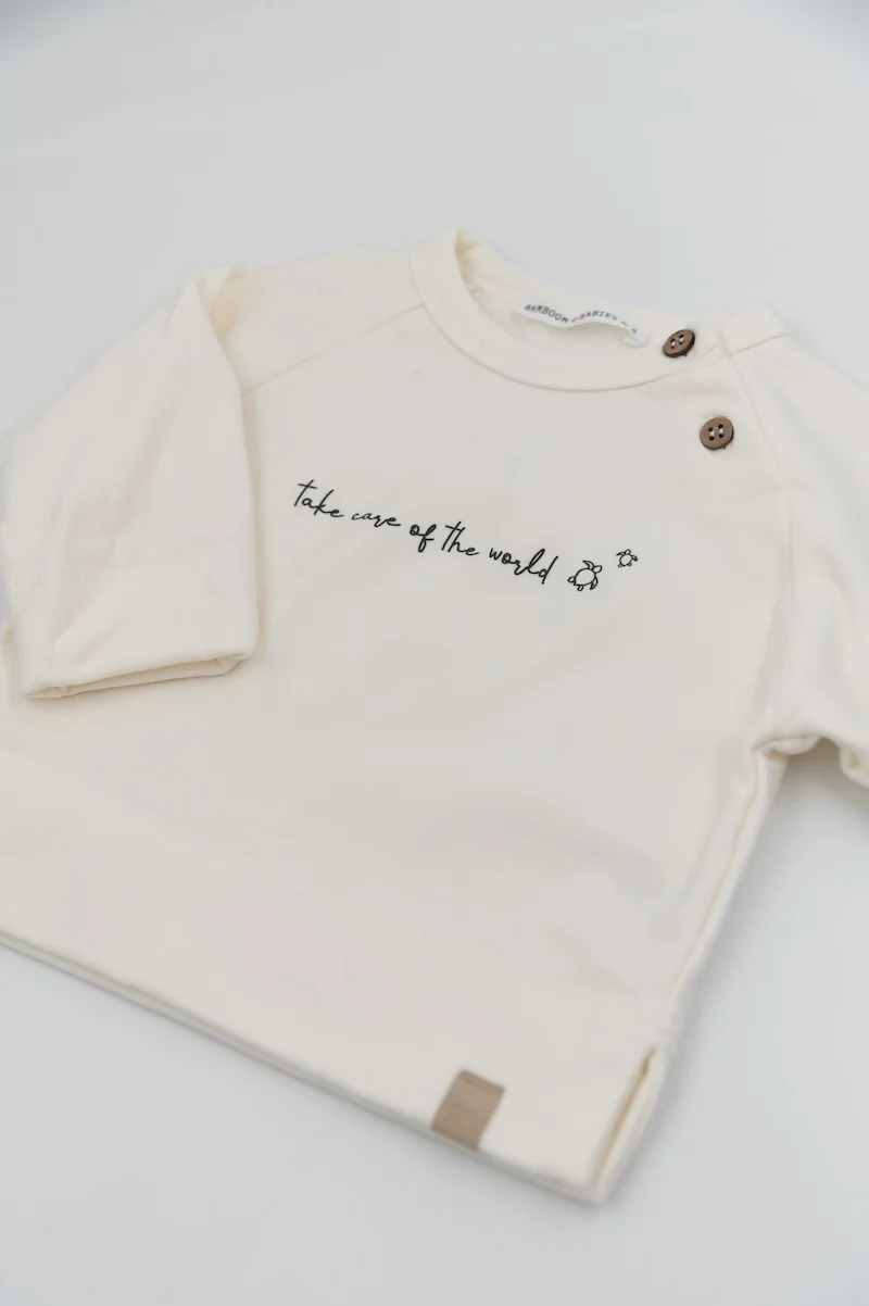 Maglia 'Take care' - Off White - 12/18 e 18/24M