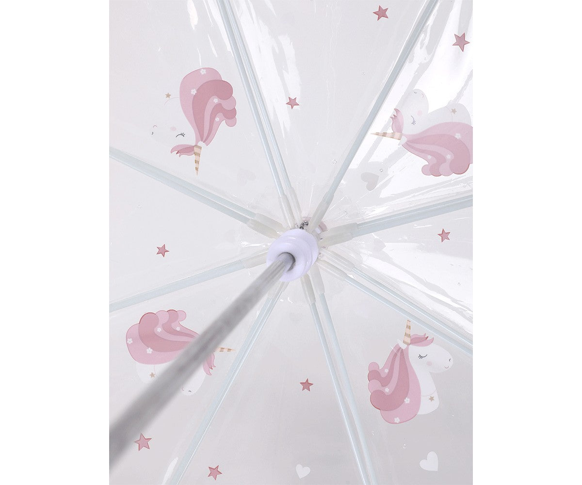 Ombrello Trasparente Magical Unicorn