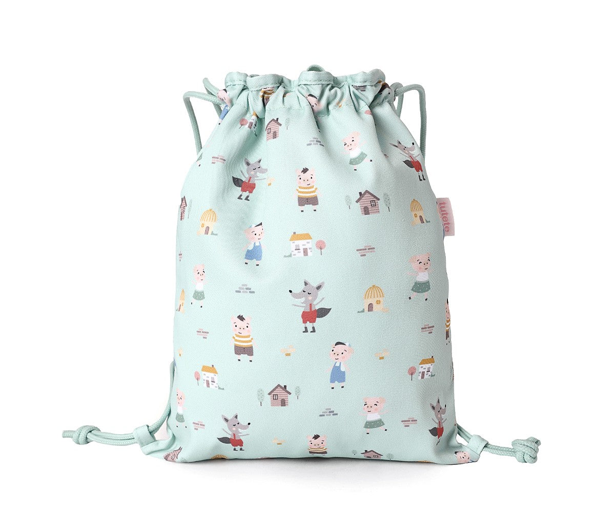 Sacca-zaino Tela The Three Little Pigs Personalizzabile