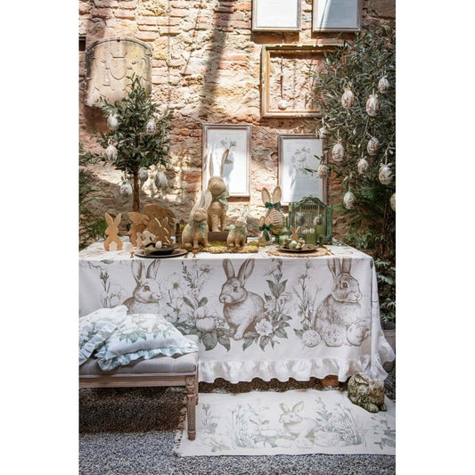 Decoro coniglio su uovo