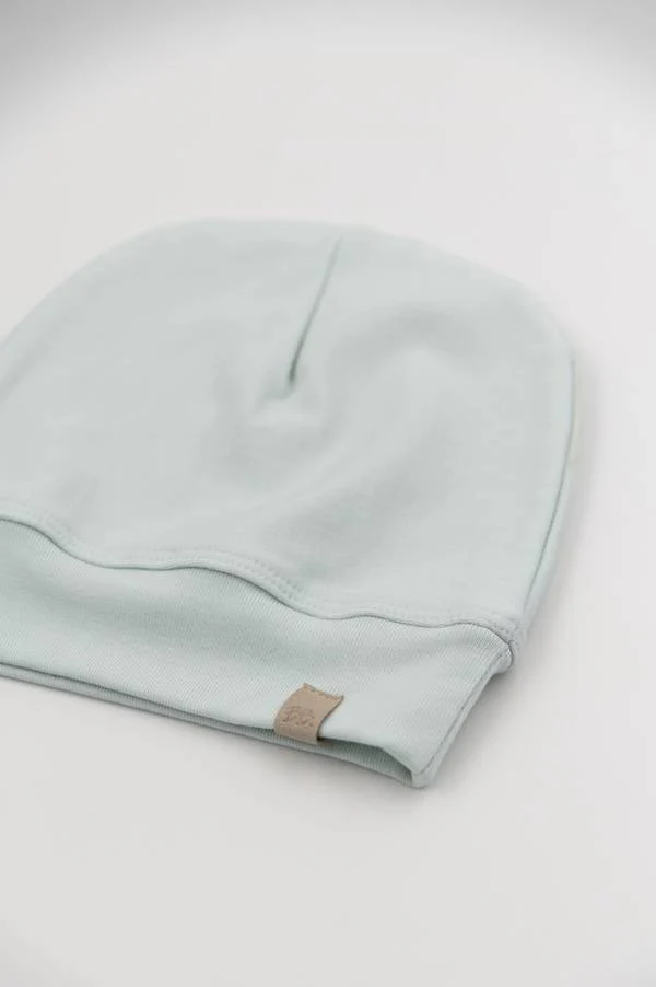 Cappellino con bordo - Blu Blush