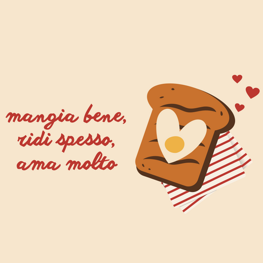 Tovaglietta Mangia, ridi, ama