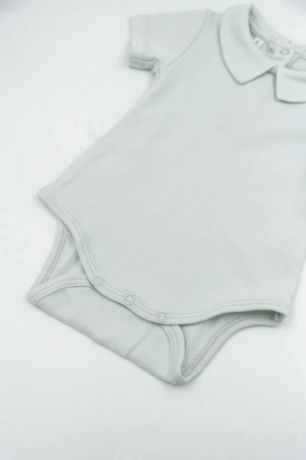 Body Bimbo Coletto Maniche corte - Light Blu