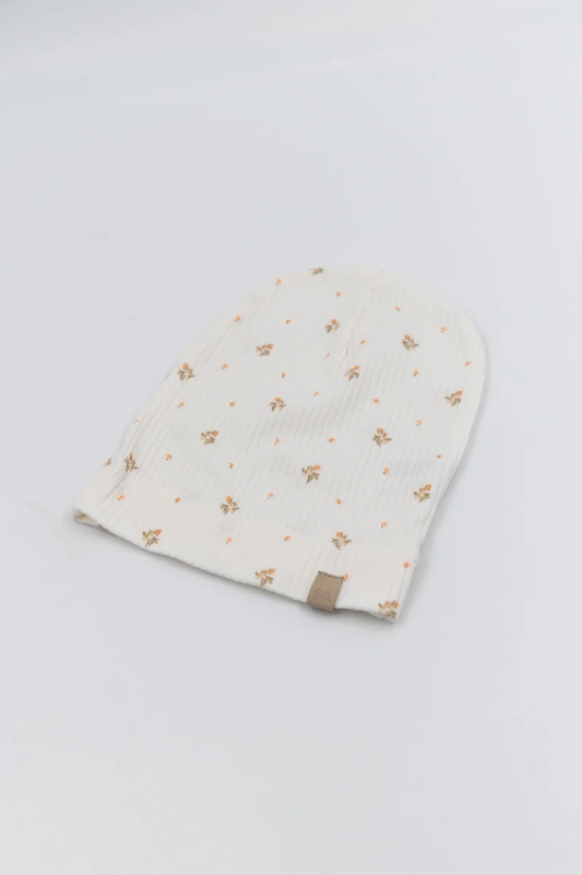 Cappellino Beanie - Print Lilla - 6/12M