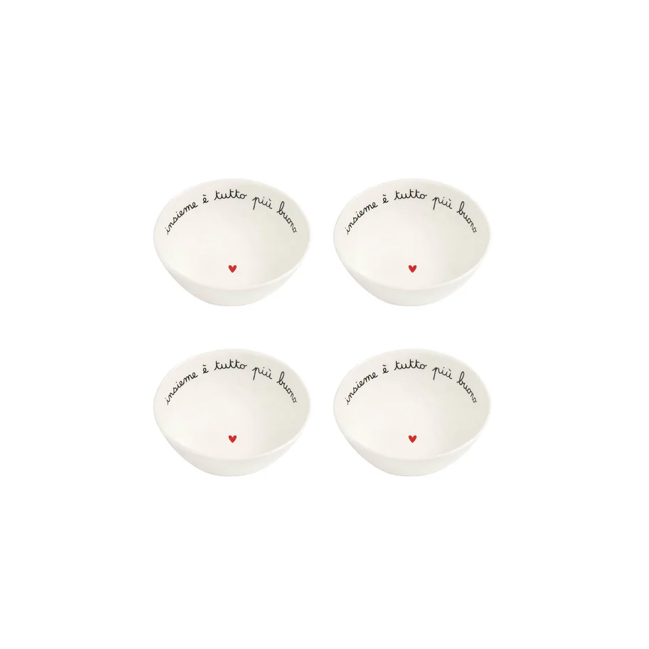 Set 4 coppette Insieme è tutto più buono