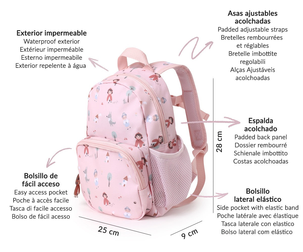 Zainetto Little Red Personalizzabile