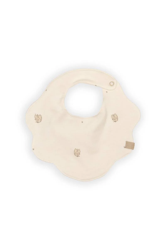 Bavaglino fiore con lato in spugna - Print Squirrel