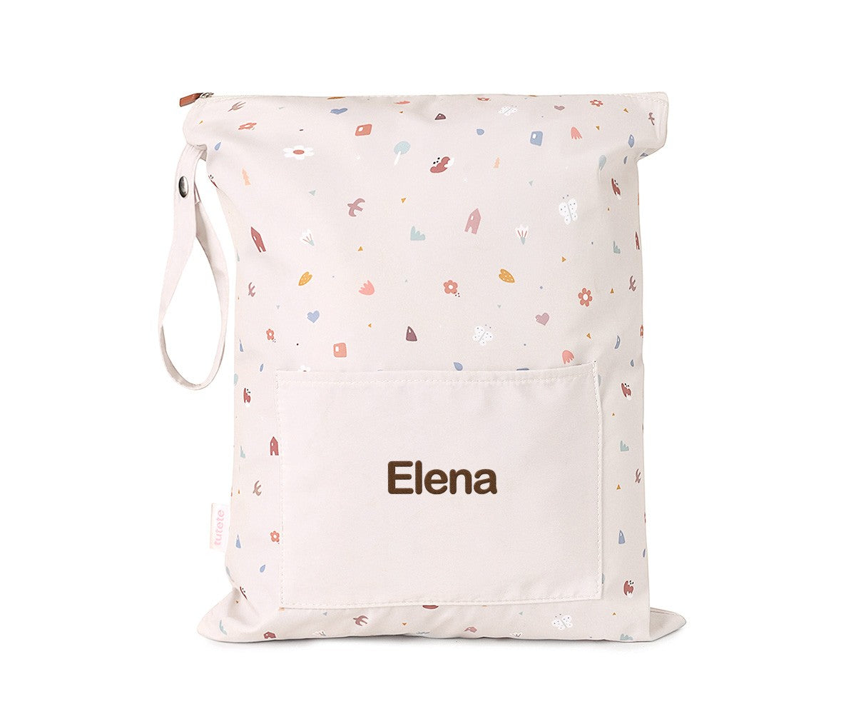 Borsa impermeabile Grande Geometric Nature Personalizzabile