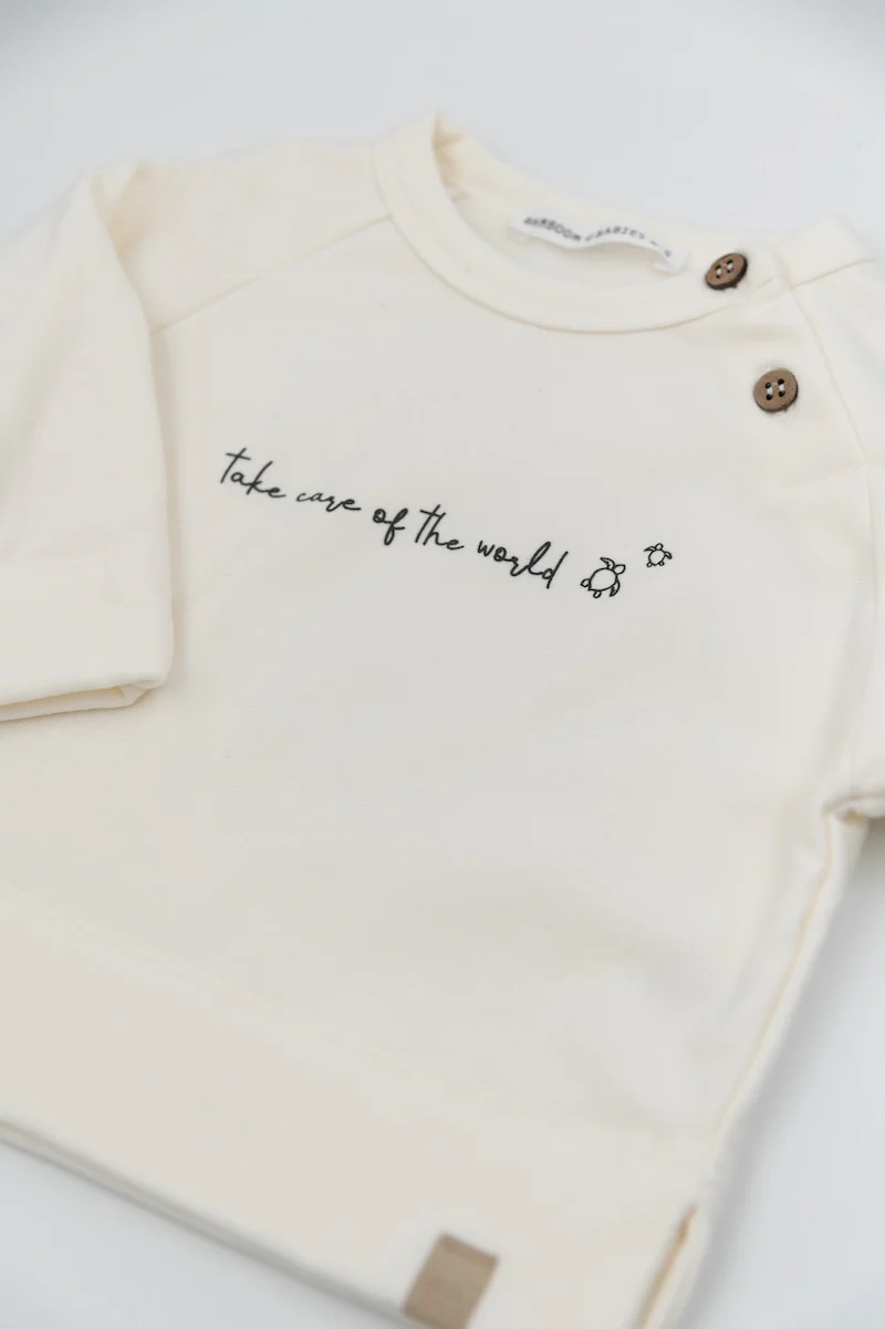 Maglia 'Take care' - Off White - 12/18 e 18/24M