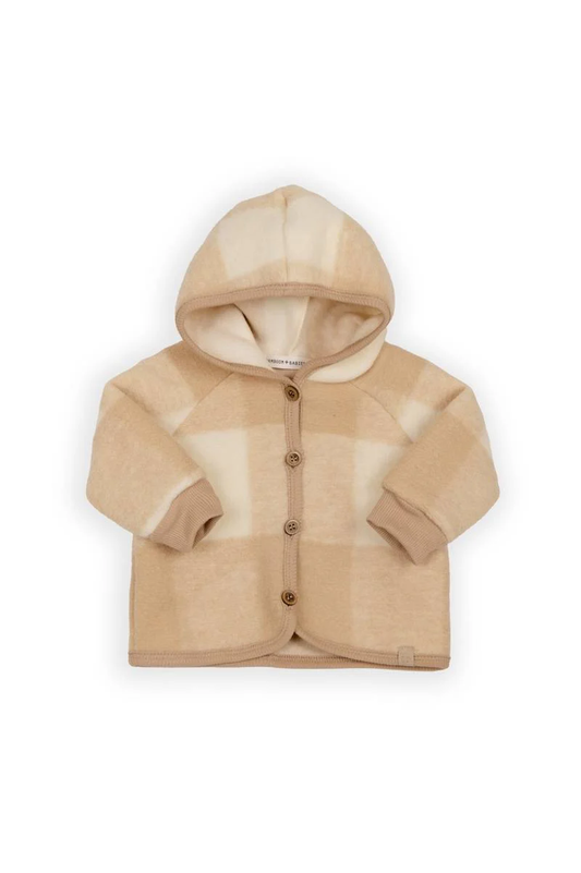 Felpa Lana cotta con cappuccio - Mocha Sand