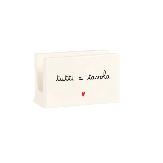Porta tovaglioli Tutti a tavola