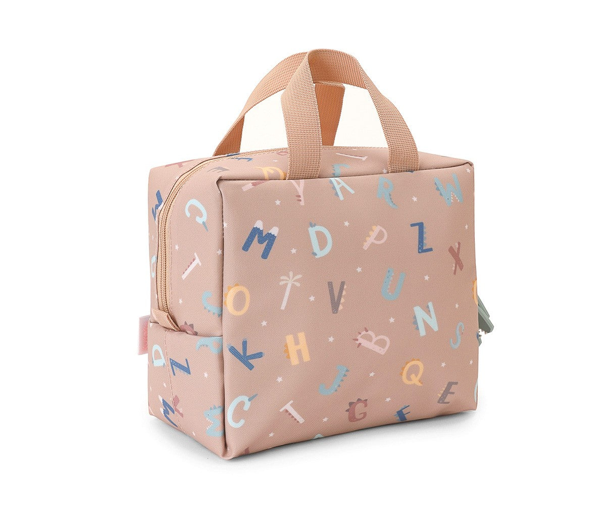 Borsa Termica Merenda Funny Letters Personalizzabile