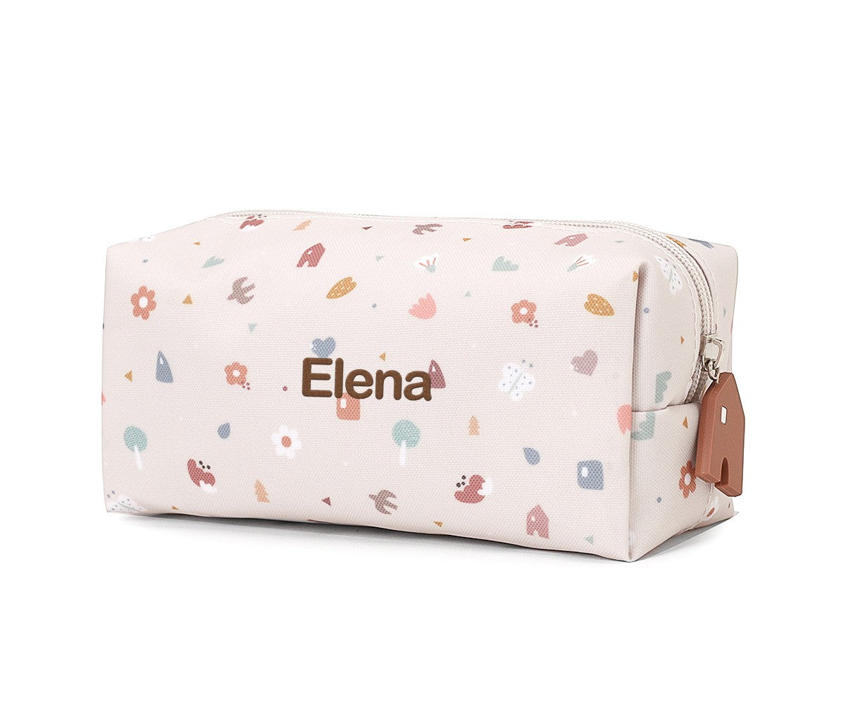 Astuccio Scuola Geometric Nature Personalizzabile