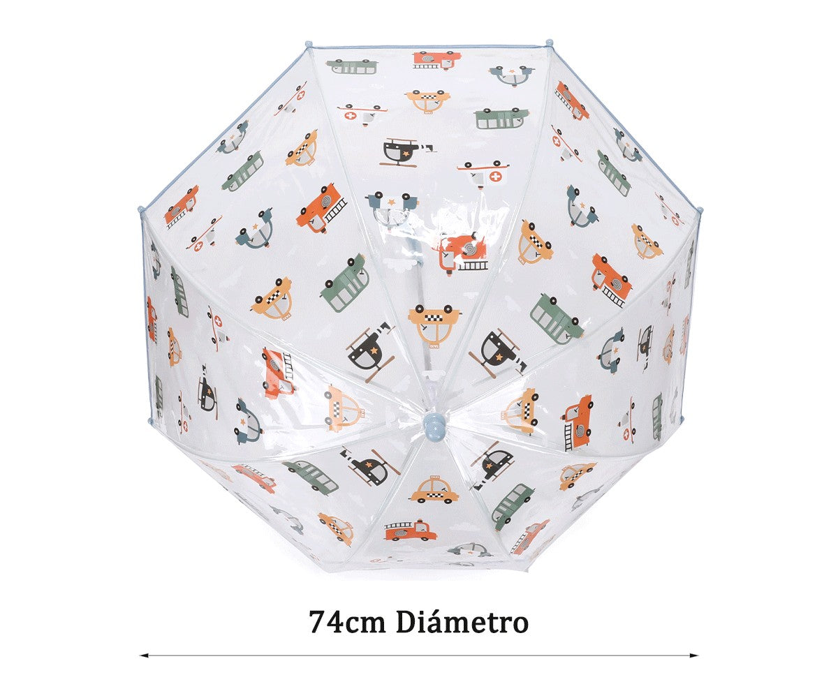 Ombrello Trasparente City Cars