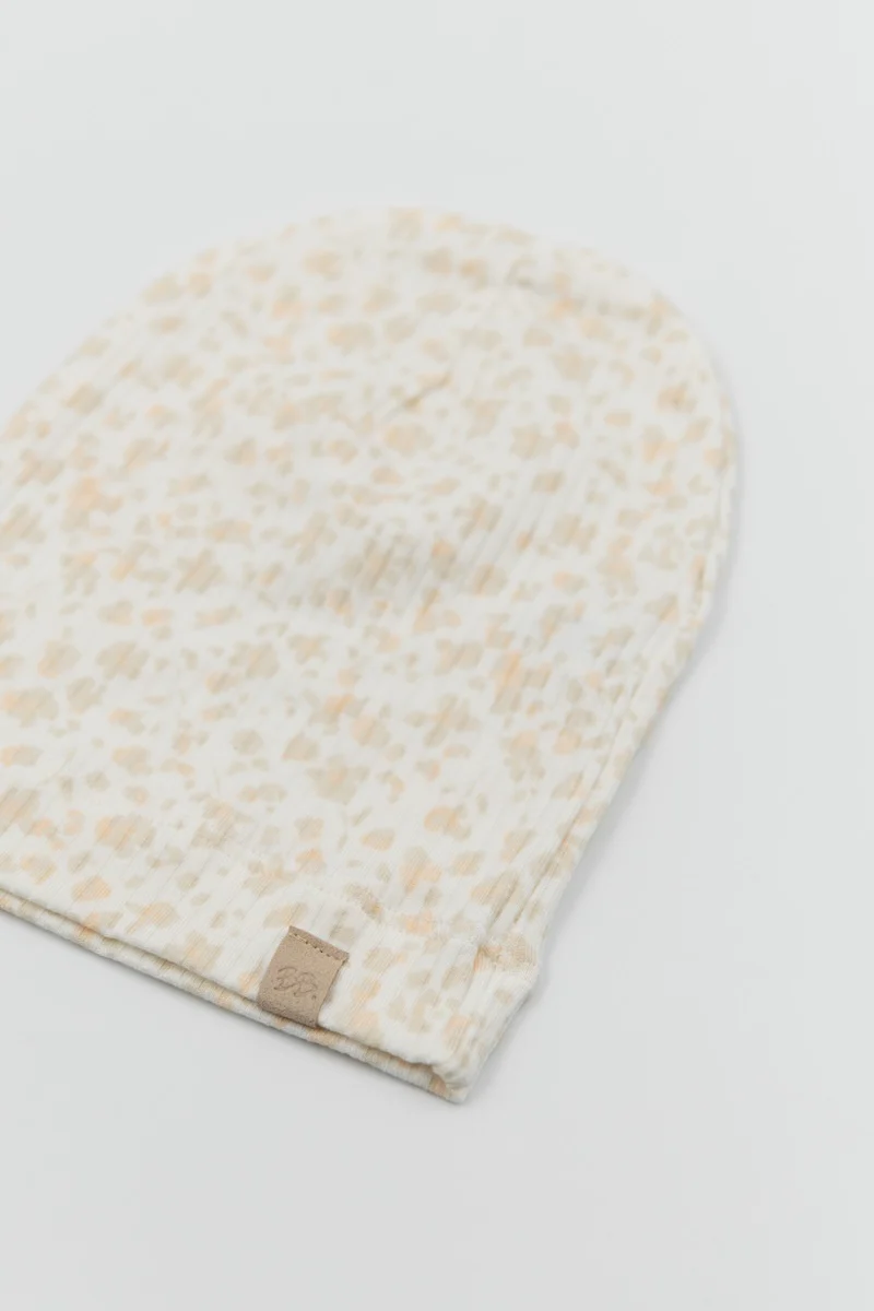 Cappellino Beanie - Print Petals