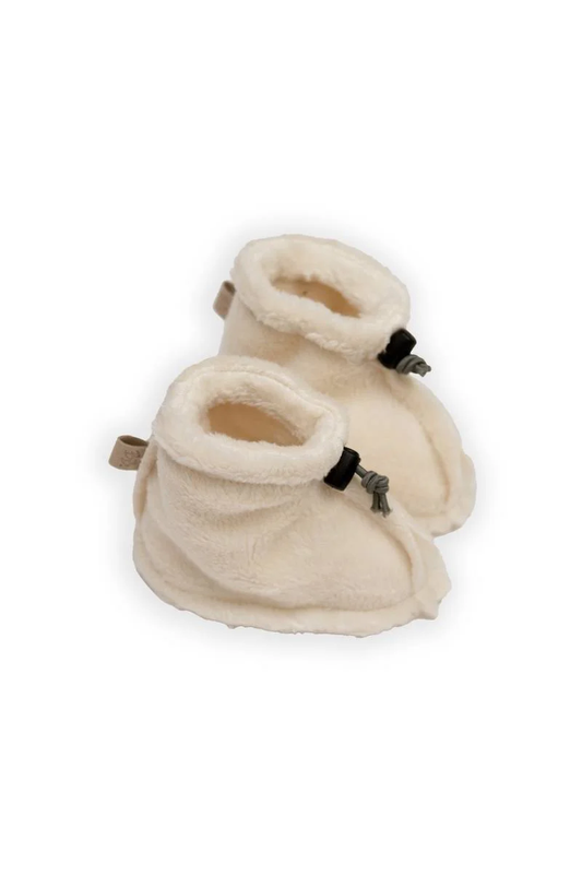 Babbucce con chiusura cordino - Warm White