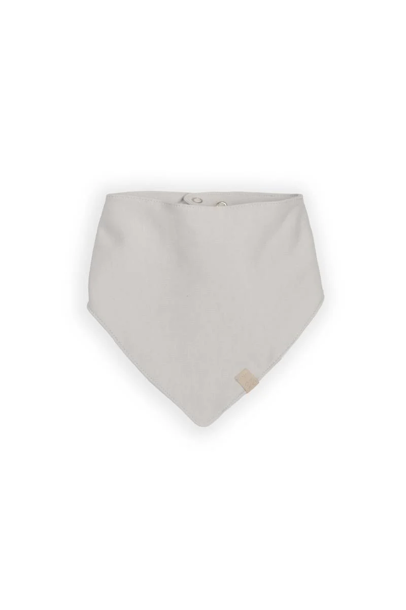 Bavaglino triangolo con lato in spugna - Sky Grey