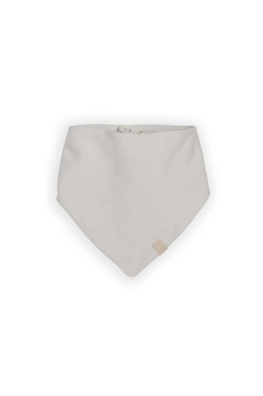 Bavaglino triangolo con lato in spugna - Sky Grey