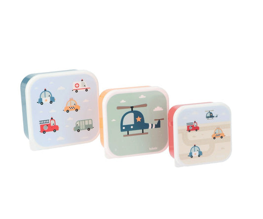 3 Scatoline Snack City Cars
