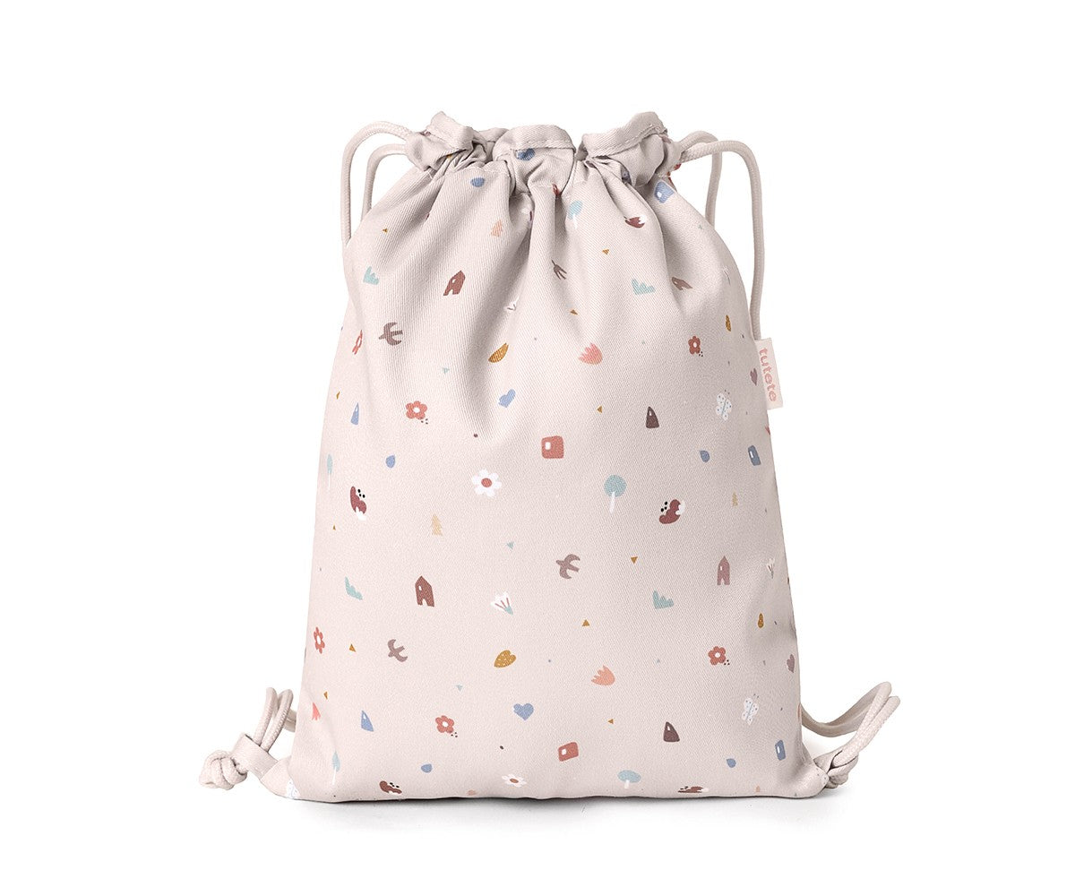 Sacca-zaino Tela Geometric Nature Personalizzabile