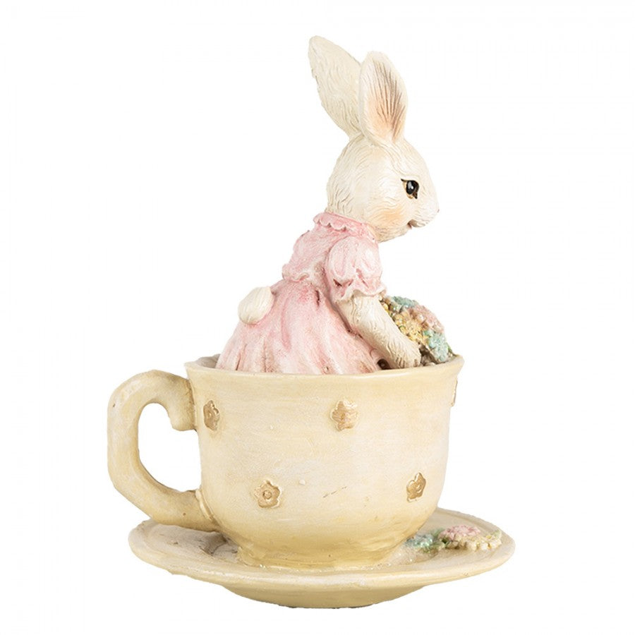 Decoro coniglio in tazza