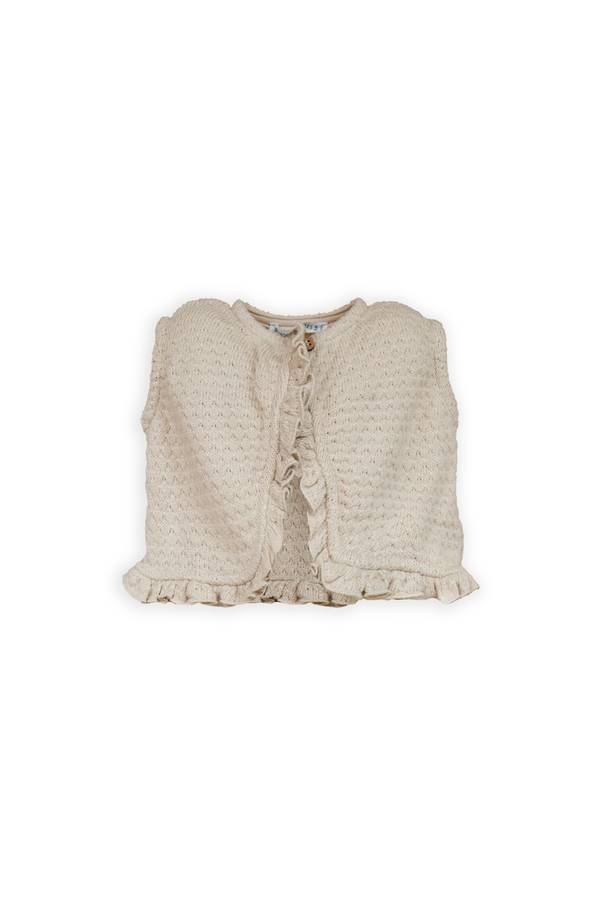 Gilet bimba - Sand - 12/18 e 18/24M