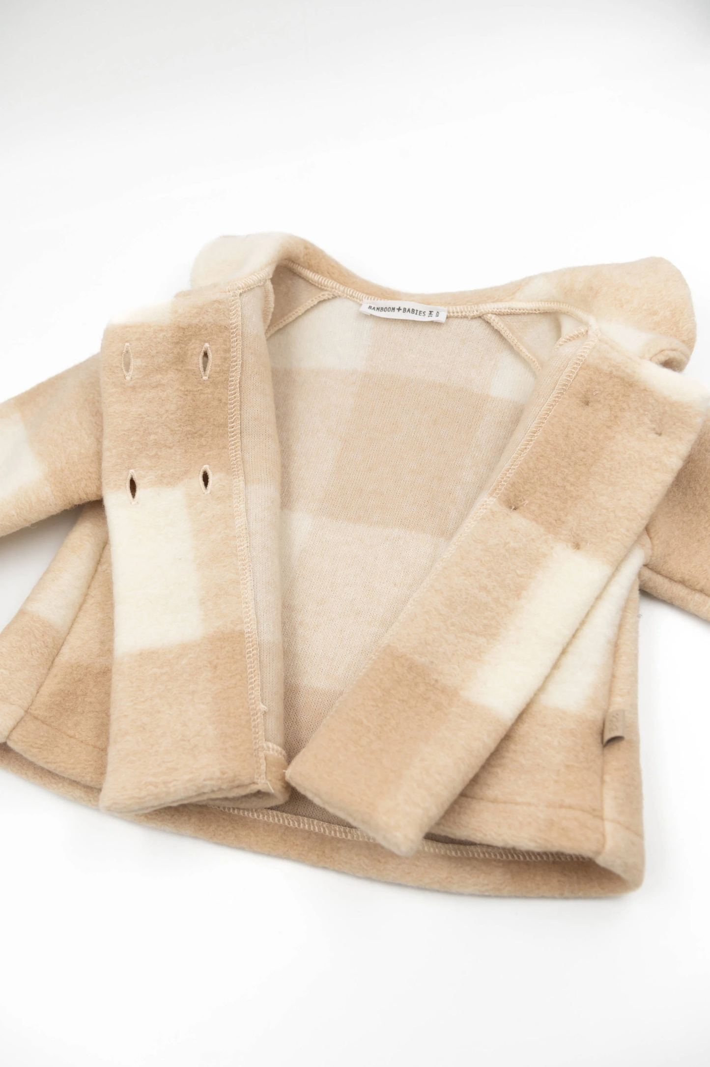 Cappotto Bimba Lana Cotta - Mocha Sand