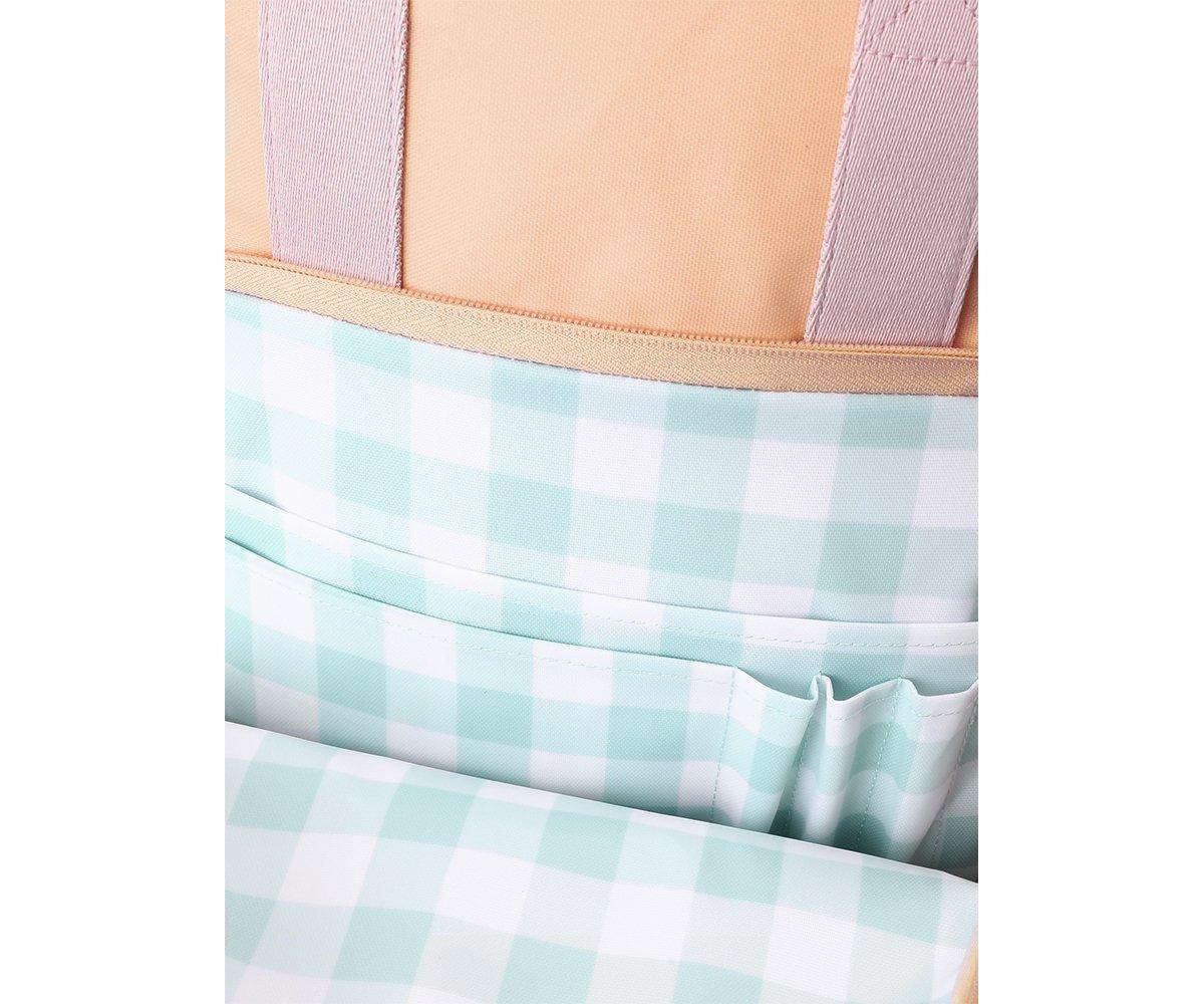 Zaino Scout Apricot-Vichy Aqua