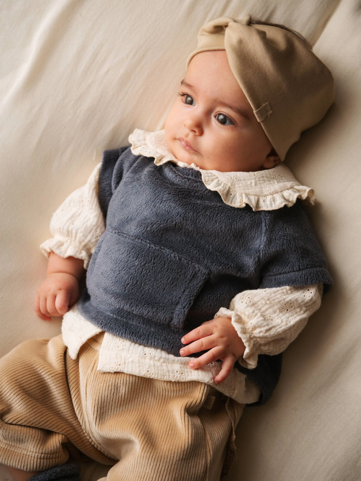 Blusa con colletto volant - Warm White