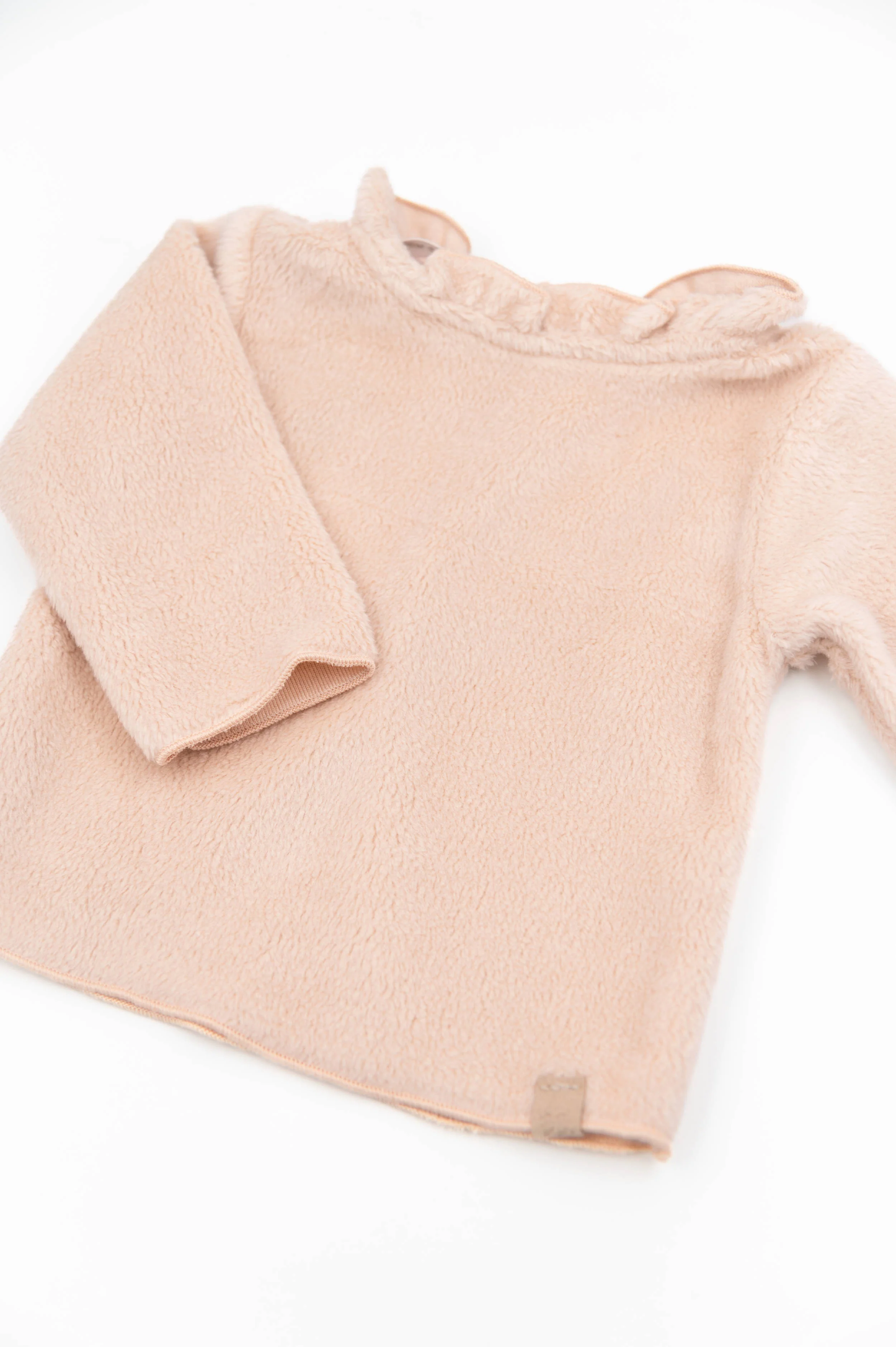 Shirt con colletto volant - Pale Pink