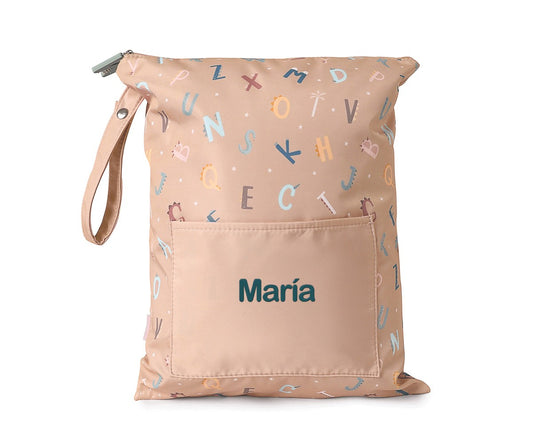 Borsa impermeabile Grande Funny Letters Personalizzabile