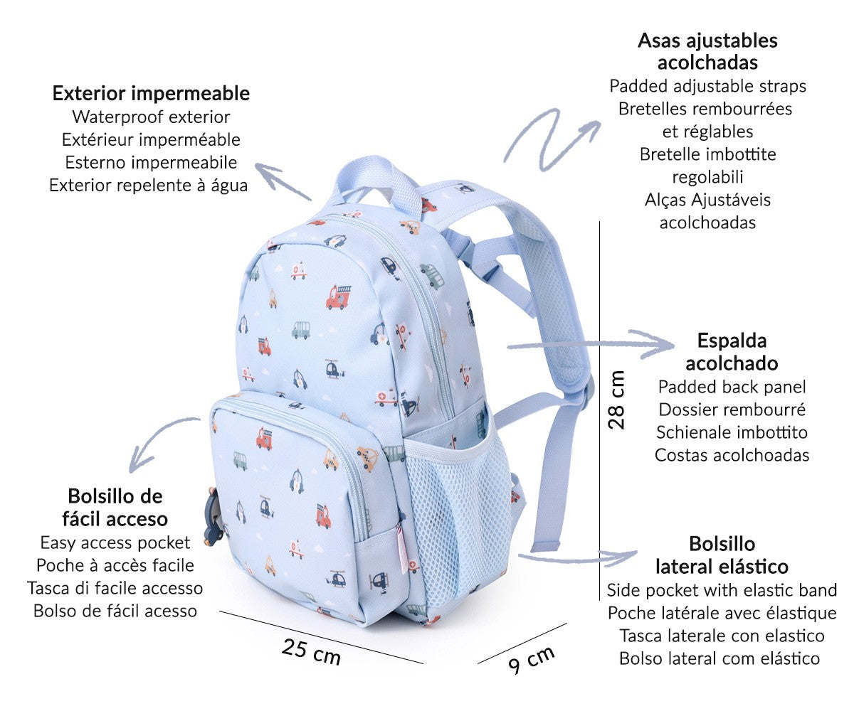 Zainetto City Cars Personalizzabile