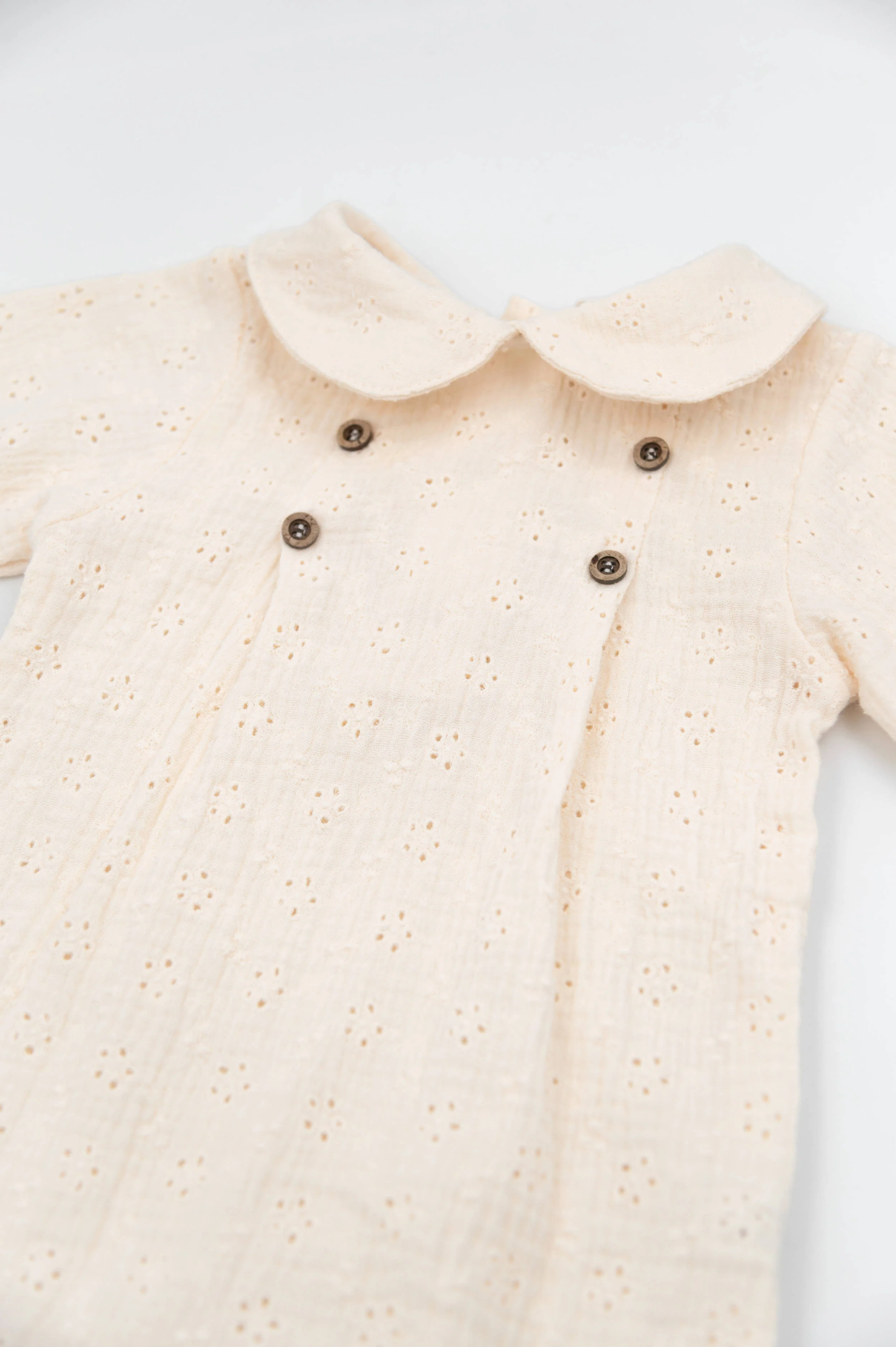 Tutina elegante con colletto - Warm White