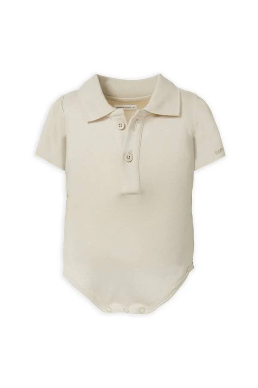 Body Bimbo Polo maniche corte - Sand