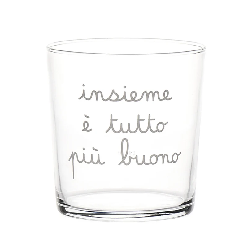 Bicchiere Insieme è tutto più buono