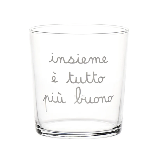 Bicchiere Insieme è tutto più buono