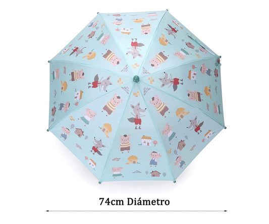 Ombrello The Three Little Pigs