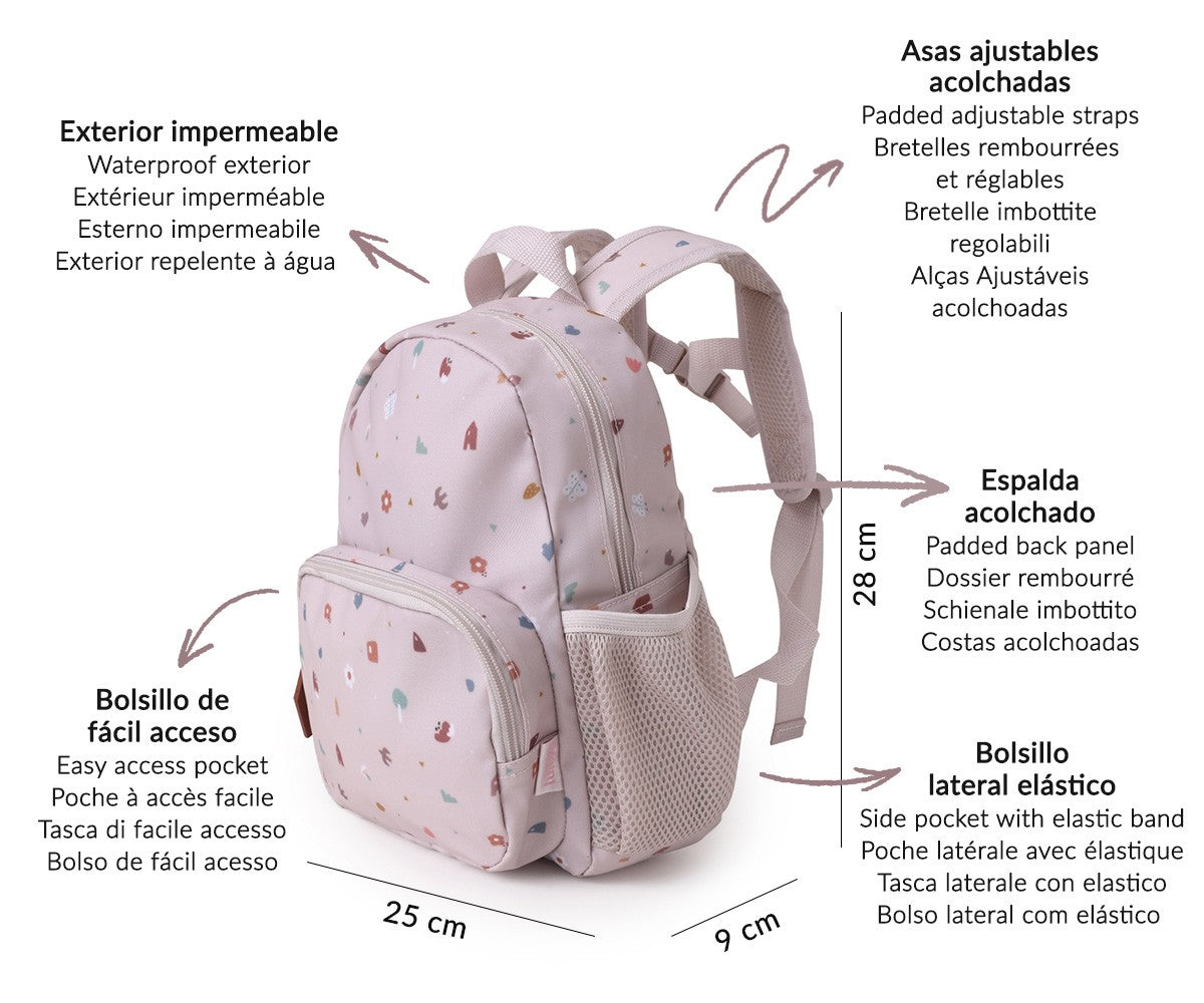 Zainetto Geometric Nature Personalizzabile